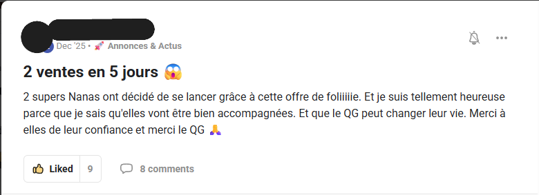 Témoignage: 2 ventes en 5 jours